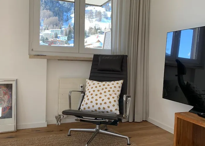 Parsennblick Mit Dachterrasse Davos